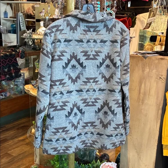 Kuhl Gray and Black Patterned Jacket - Picture 3 of 3